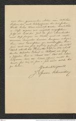 Nachlass Franz Steindachner, Brief von Jakob Sparre-Schneider an Franz Steindachner (19.04.1893), Inv.Nr. 500.02, Seite 2